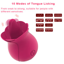 Load image into Gallery viewer, Sucking Tongue Licking Vibrators 10 Modes Clit Nipple Sucker for Women Clitoris Stimulator Oral Pussy Lick Sex Toys Sex Product