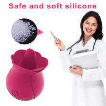 Load image into Gallery viewer, Sucking Tongue Licking Vibrators 10 Modes Clit Nipple Sucker for Women Clitoris Stimulator Oral Pussy Lick Sex Toys Sex Product