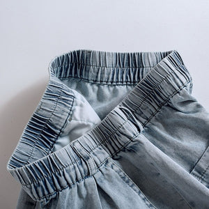 Summer 2021 New Denim Shorts Women Fashion Elastic Waisted Casual Shorts For Woman Loose Fashion Short Jeans Womens Trousers