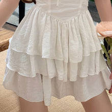 Load image into Gallery viewer, Summer Bud Dresses Women&#39;s Clothing Bodycon Mini Sexy Halter Pleated Vintage Cascading Ruffule Off Shoulder 2021 Fairy Vestidos