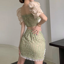 Load image into Gallery viewer, Summer Designer Sexy Skirt Women Hollow Out Korean Elegant Kawaii Lace Skirt Female Casual Vintage High Street Beach Skirt 2021
