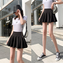 Load image into Gallery viewer, Summer Fashion Women's Mini Pleated Skirt Sweet and Cute Dance Rehearsal School Uniform Skirt Stretch High Waist Student Skirt