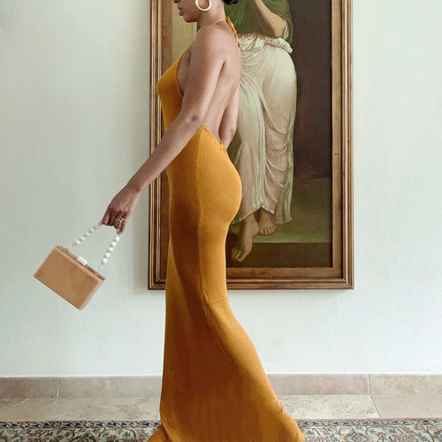 Summer For 2022 Strap Women's Clothes Black Halter  Elegant Casual Basics Evening Party Sexy Prom Corset Maxi Dress Vestidos