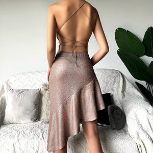 Summer For 2022 Tank Strap Designer Clothes Backless Casual Evening Party Sexy Maxi Women&#39;S Prom One Piece Basic Dresses