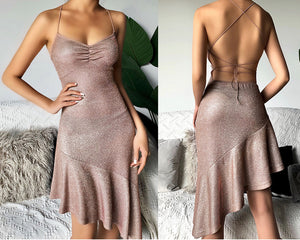 Summer For 2022 Tank Strap Designer Clothes Backless Casual Evening Party Sexy Women&#39;S Prom Basic Corset Black Pink Dresses