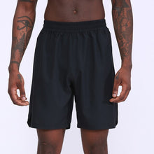 Load image into Gallery viewer, Summer Men Fitness Shorts Elastic Waist Side Pockets Slit Design Breathable Quick-Drying Running Jogging Gym Joggers Shorts
