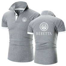 Load image into Gallery viewer, Summer Mens New High Quality Short Sleeve 2022 Beretta Guns Brand Casual Business Polo Shirt Fashion Loose Oversized Top