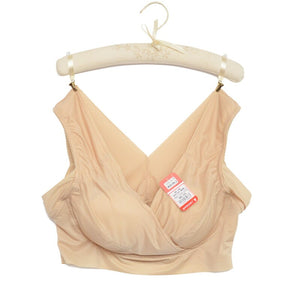 Summer New Plus Size 6XL Ultra Thin Bras For Women Seamless Wireless One Piece Oversized Underwear Push Up Big Chest 4XL 7XL 8XL