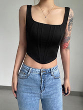 Load image into Gallery viewer, Summer Sexy Backless Tank Top Women y2k Tops Sleeveless Vest Y2k Knitted Camis Crop Tops Women Casual Solid Color Basic Camisole