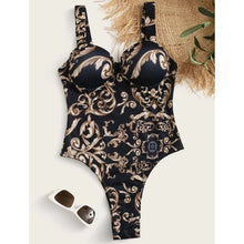 Load image into Gallery viewer, Summer Sexy Print One Piece Swimsuit Closed Female Swimwear Push Up Body Women&#39;s Swim Wear Bathing Suit Beach Pool Bather 2021