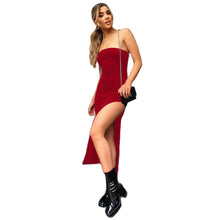 Load image into Gallery viewer, Summer Sexy Tube Dress Strapless Off Shoulder High Split White Club Midi Dress Sundress Backless Party Dresses Women Vestidos