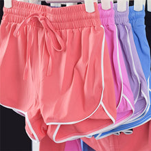 Load image into Gallery viewer, Summer Shorts Set Women&#39;s Tracksuit Sun Protection Hooded Shirts Workout Casual Running Shorts Sports Crop Top Gym Sportswear