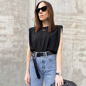 Summer Sleeveless Top Female O Neck White Women Blouse Shirt Ladies Loose solid Chic Casual Blouses Black 2020 Cotton Brown