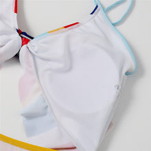 Load image into Gallery viewer, Summer Women&#39;s Swimsuits Beachwear Bathing Suit Swimsuit Sports Tricolor Thin Sling Strapless
