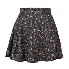 Load image into Gallery viewer, Summer new women's floral print skirt high waist umbrella mini skirt Female invisible zipper chiffon print short skirt women