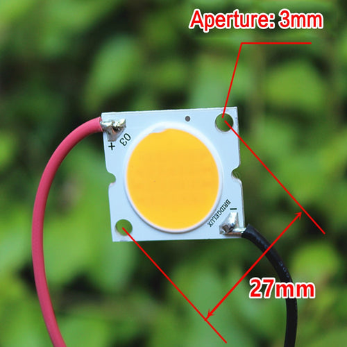 Super Bright LED Lamp Beads DC 15V 5000K 30W 2A Cold White Color LED Light Chip for Integrated Spotlight with Wire HOT
