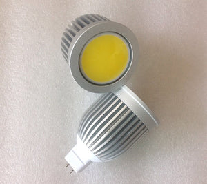 Super Bright MR16 Base 3W 5W 7W COB Dimmable LED Spotlight bulb LED Enegy saving lamp White/Warm/Cool White 12V LED Lighting