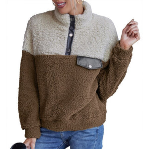 Sweatshirt for Women Autumn Harajuku Hoodies Oversized Pullovers Korean Style Tops Warm Fleece Fluffy Winter Hoodies