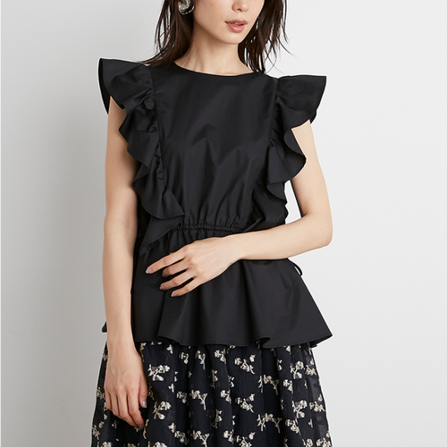 Sweet Japan Style Ruffles Blouse Women O Neck Lace-up Flying Sleeve Shirts Women Simple Office Ladies Elegant Blusas Femme