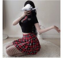 Load image into Gallery viewer, Sweet Nightclub Student Role Play Costume Wear Kawaii Sailor Uniform Temptation Set Game Uniform Japanese School Girl Lingerie