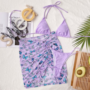 Swimsuit Women Biquini Sexy Bandeau Bikinis Pleats Bikini Set Bathing Suit Women Beachwear Bikini  Swimwear