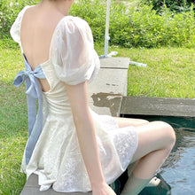 Load image into Gallery viewer, Swimsuit Women One Piece Beach Suit Female Swim Swimwear Plus Size Beachwear Japanese Korean With Skirt Backless Sexy Bubble