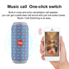 Load image into Gallery viewer, TG117 Speakers Portable Bluetooth Speaker Wireless Column Speaker Waterproof Super Bass Stereo with FM Radio AUX TF Music Player