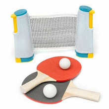 Load image into Gallery viewer, Table Tennis Net Portable Anywhere Retractable Ping Pong Post Net Rack For Any Table drop shipping