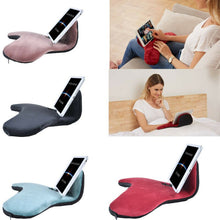 Load image into Gallery viewer, Tablet Stand Pillow Book Reader Holder Reading Rest Lap Cushion For iPad Phone 2020 New Multi-angle soft phone pillow