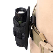 Load image into Gallery viewer, Tactical 360 Degrees Rotatable Flashlight Pouch Holster Torch Case for Belt Torch Cover Hunting Lighting Accessory Survival Kits