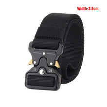 Load image into Gallery viewer, Tactical Belt Nylon Military Army belt Outdoor Metal Buckle Police Heavy Duty Training Hunting Belt 125/135CM 3.8/4.3cm Wide