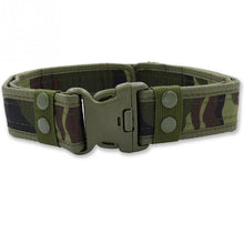 Load image into Gallery viewer, Tactical Military Canvas Belt Men Outdoor Army Practical Camouflage Waistband with Plastic Buckle Military Training Equipment#15