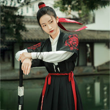 Load image into Gallery viewer, Tang Dynasty Ancient Costumes Hanfu Dress Women Swordsman Cosplay Clothing Lady National Costume Fairy Outfit Ethnic wear 90