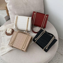 Load image into Gallery viewer, Teste padrão de pedra pequeno couro do plutônio sacos de ombro para as mulheres 2022 senhora crossbody saco moda feminina bolsas