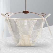 Load image into Gallery viewer, The Most Popular Sexy Women's Panties Thongs  In The Bottom Waist Thong Hollow Briefs Love Transparent Ultra-thin