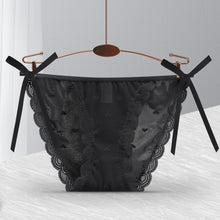 Load image into Gallery viewer, The Most Popular Sexy Women's Panties Thongs  In The Bottom Waist Thong Hollow Briefs Love Transparent Ultra-thin