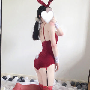 The New Black Lingerie Bodysuit Cosplay Cartoon Bunny Girls Sexy Uniform Temptation Rabbit Ears Catwoman