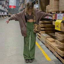 Load image into Gallery viewer, The United States New Retro Super Light Core Velvet Slacks, Brown Wide Leg Pants, Street Style Comfortable Jeans