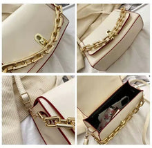 Load image into Gallery viewer, The new Korean version of retro fashion simple one-shoulder messenger chain portable small square bag