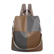 Load image into Gallery viewer, The new backpack trendy fashion simple female bag hit color one-shoulder handbag