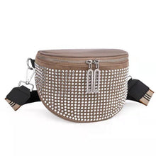 Load image into Gallery viewer, The new shiny rhinestone trend fashion simple western style one-shoulder diagonal bag