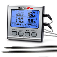Load image into Gallery viewer, ThermoPro TP17 Digital Kitchen Thermometer For Oven Meat Thermometer With Timer