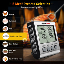 Load image into Gallery viewer, ThermoPro TP17 Digital Kitchen Thermometer For Oven Meat Thermometer With Timer