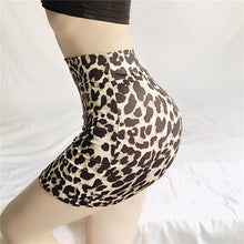 Load image into Gallery viewer, Tight Party See Through Skirts Micro Mini High Waist Skirts Sexy Leopard Snake pattern Skirts Casual Package Hip Short Skirts
