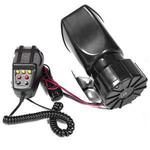 Tone Sound Car Emergency Siren Car Siren Horn Mic PA Speaker System Emergency Amplifier Hooter 12V 100W Car Alarm Horn