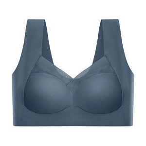 Top Seamless Women Bra Push Up Bra Underwear Female No Steel Ring Lace Shockproof Thin Bra Comfortable Yoga Fitness Sleep Vest