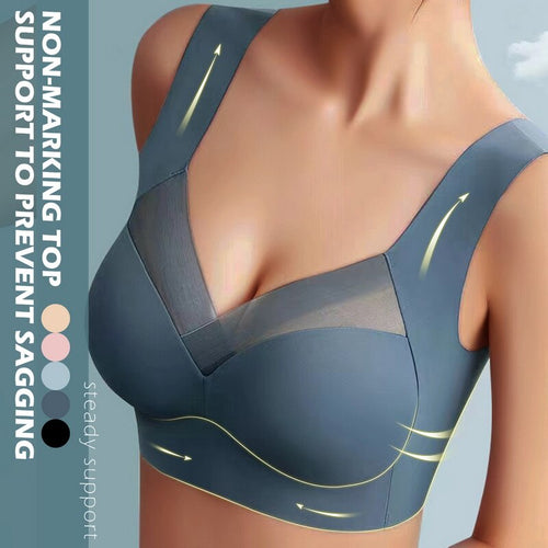 Top Seamless Women Bra Push Up Bra Underwear Female No Steel Ring Lace Shockproof Thin Bra Comfortable Yoga Fitness Sleep Vest