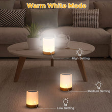 Load image into Gallery viewer, Touch Lamp LED Table Lamp Bedside Lamp RGB Table Lamp Bedroom Lamp with Touch Sensor Portable Desk Lamp RGB Light for Kids Gifts
