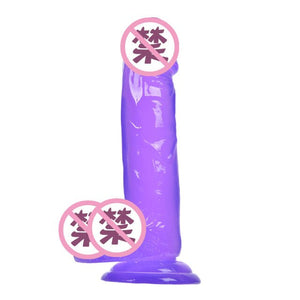 Transparent Crystal Imitation Penis Adult Female Masturbation Products Suction Cup Dildo  Silicone Dildo  Sex Toys for Women