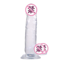 Load image into Gallery viewer, Transparent Crystal Imitation Penis Adult Female Masturbation Products Suction Cup Dildo  Silicone Dildo  Sex Toys for Women